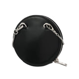 PRADA プラダ ミニポーチ チェーンバッグ ブラック レディース ブラッシュドレザー ショルダーバッグ Aランク 中古 銀蔵