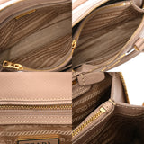 PRADA プラダ 2WAY ハンドバッグ ピンクベージュ レディース サフィアーノレザー 2WAYバッグ ABランク 中古 銀蔵