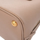 PRADA プラダ 2WAY ハンドバッグ ピンクベージュ レディース サフィアーノレザー 2WAYバッグ ABランク 中古 銀蔵