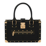 LOUIS VUITTON ルイヴィトン スハリ ファビュロー ノワール M91812 レディース ゴーストスキン ハンドバッグ Aランク 中古 銀蔵