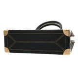 LOUIS VUITTON ルイヴィトン スハリ ファビュロー ノワール M91812 レディース ゴーストスキン ハンドバッグ Aランク 中古 銀蔵