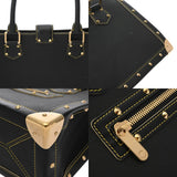 LOUIS VUITTON ルイヴィトン スハリ ファビュロー ノワール M91812 レディース ゴーストスキン ハンドバッグ Aランク 中古 銀蔵