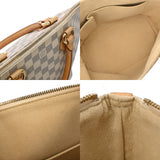 LOUIS VUITTON ルイヴィトン ダミエアズール サレヤ PM ホワイト N51186 レディース ダミエキャンバス ハンドバッグ Bランク 中古 銀蔵