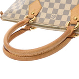 LOUIS VUITTON ルイヴィトン ダミエアズール サレヤ PM ホワイト N51186 レディース ダミエキャンバス ハンドバッグ Bランク 中古 銀蔵