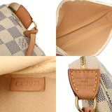 LOUIS VUITTON ルイヴィトン ダミエアズール ポシェット アクセソワール ホワイト N41207 レディース ダミエアズールキャンバス アクセサリーポーチ ABランク 中古 銀蔵