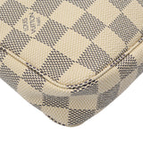 LOUIS VUITTON ルイヴィトン ダミエアズール ポシェット アクセソワール ホワイト N41207 レディース ダミエアズールキャンバス アクセサリーポーチ ABランク 中古 銀蔵