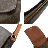LOUIS VUITTON ルイヴィトン モノグラム ミュゼット サルサ ショート ブラウン M51258 レディース モノグラムキャンバス ショルダーバッグ Bランク 中古 銀蔵