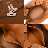 HERMES エルメス バーキン 35 ゴールド D刻印(2019年頃) ユニセックス トゴ ハンドバッグ Aランク 中古 銀蔵