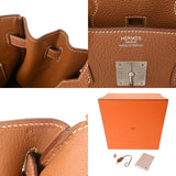 HERMES エルメス バーキン 35 ゴールド D刻印(2019年頃) ユニセックス トゴ ハンドバッグ Aランク 中古 銀蔵