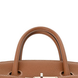 HERMES エルメス バーキン 35 ゴールド D刻印(2019年頃) ユニセックス トゴ ハンドバッグ Aランク 中古 銀蔵
