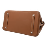 HERMES エルメス バーキン 35 ゴールド D刻印(2019年頃) ユニセックス トゴ ハンドバッグ Aランク 中古 銀蔵