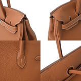 HERMES エルメス バーキン 35 ゴールド D刻印(2019年頃) ユニセックス トゴ ハンドバッグ Aランク 中古 銀蔵