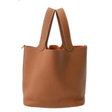 HERMES エルメス ピコタン ロック MM ゴールド W刻印(2024年頃) レディース トリヨンクレマンス ハンドバッグ Aランク 中古 銀蔵