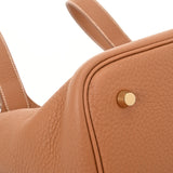 HERMES エルメス ピコタン ロック MM ゴールド W刻印(2024年頃) レディース トリヨンクレマンス ハンドバッグ Aランク 中古 銀蔵
