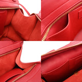 SAINT LAURENT サンローラン プチカバス レッド 311210 レディース カーフ ハンドバッグ ABランク 中古 銀蔵
