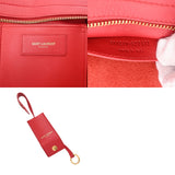 SAINT LAURENT サンローラン プチカバス レッド 311210 レディース カーフ ハンドバッグ ABランク 中古 銀蔵