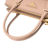 PRADA プラダ 2WAYハンドバッグ ピンクベージュ 1BA256 レディース サフィアーノ レザー ハンドバッグ ABランク 中古 銀蔵