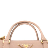 PRADA プラダ 2WAYハンドバッグ ピンクベージュ 1BA256 レディース サフィアーノ レザー ハンドバッグ ABランク 中古 銀蔵