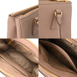 PRADA プラダ 2WAYハンドバッグ ピンクベージュ 1BA256 レディース サフィアーノ レザー ハンドバッグ ABランク 中古 銀蔵