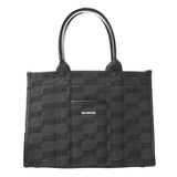 BALENCIAGA バレンシアガ ハードウェア 2.0 スモールトート ブラック 714187 レディース エンボスカーフ ハンドバッグ ABランク 中古 銀蔵