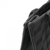 BALENCIAGA バレンシアガ ハードウェア 2.0 スモールトート ブラック 714187 レディース エンボスカーフ ハンドバッグ ABランク 中古 銀蔵