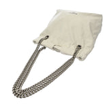 BALENCIAGA バレンシアガ クラッシュスモール トートバッグ ホワイト 742942 レディース レザー ショルダーバッグ ABランク 中古 銀蔵