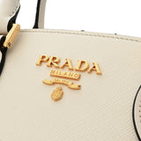 PRADA プラダ 2WAY ホワイト 1BA164 レディース サフィアーノ /ソフトカーフ ハンドバッグ ABランク 中古 銀蔵