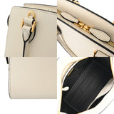 PRADA プラダ 2WAY ホワイト 1BA164 レディース サフィアーノ /ソフトカーフ ハンドバッグ ABランク 中古 銀蔵