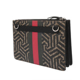 GUCCI グッチ GGカレイド ベージュ/エボニー/ブラック 411417 メンズ GGスプリームキャンバス ショルダーバッグ ABランク 中古 銀蔵