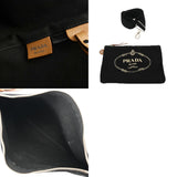 PRADA プラダ カナパトート ブラック 1BG163 レディース キャンバス トートバッグ ABランク 中古 銀蔵