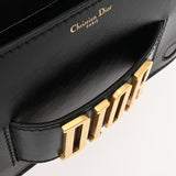 CHRISTIAN DIOR クリスチャンディオール JA DIOR ブラック レディース レザー クラッチバッグ Aランク 中古 銀蔵