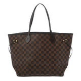 LOUIS VUITTON ルイヴィトン ダミエ ネヴァーフル MM ブラウン N51105 レディース ダミエキャンバス トートバッグ ABランク 中古 銀蔵