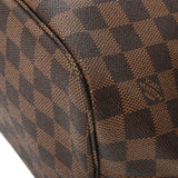 LOUIS VUITTON ルイヴィトン ダミエ ネヴァーフル MM ブラウン N51105 レディース ダミエキャンバス トートバッグ ABランク 中古 銀蔵