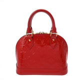LOUIS VUITTON ルイヴィトン モノグラムヴェルニ アルマ BB 2WAY スリーズ M90174 レディース モノグラムヴェルニ ハンドバッグ ABランク 中古 銀蔵