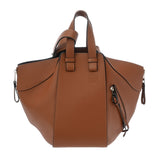 LOEWE ロエベ ハンモック スモール タン 387.30.S35 レディース カーフ 2WAYバッグ Aランク 中古 銀蔵