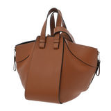 LOEWE ロエベ ハンモック スモール タン 387.30.S35 レディース カーフ 2WAYバッグ Aランク 中古 銀蔵