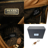 PRADA プラダ Re-Edition 2005 Re-Nylon ミニバッグ ブラウン 1NE204 レディース ナイロン ハンドバッグ Aランク 中古 銀蔵