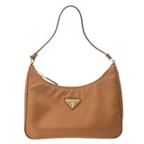 PRADA プラダ Re-Edition 2005 Re-Nylon ミニバッグ ブラウン 1NE204 レディース ナイロン ハンドバッグ Aランク 中古 銀蔵