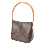 LOUIS VUITTON ルイヴィトン モノグラム ルーピング MM ワンショルダー ブラウン M51146 レディース モノグラムキャンバス ショルダーバッグ Bランク 中古 銀蔵