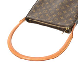 LOUIS VUITTON ルイヴィトン モノグラム ルーピング MM ワンショルダー ブラウン M51146 レディース モノグラムキャンバス ショルダーバッグ Bランク 中古 銀蔵