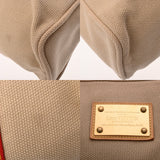 LOUIS VUITTON ルイヴィトン アンティグア カバ MM ベージュ/レッド M40035 レディース キャンバス トートバッグ ABランク 中古 銀蔵