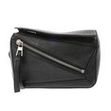 LOEWE ロエベ パズルバッグ ミニ ブラック B510U89X02 メンズ レザー ボディバッグ ABランク 中古 銀蔵
