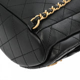 CHANEL シャネル マトラッセ ブラック レディース シャイニーラムスキン リュック・デイパック Aランク 中古 銀蔵