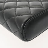 CHANEL シャネル クラシック ヴァニティフォンケース ブラック AP2084 レディース ラムスキン バニティバッグ Aランク 中古 銀蔵