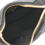 CHANEL シャネル マトラッセ ミニホーボ―バッグ ブラック レディース ラムスキン ショルダーバッグ Aランク 中古 銀蔵