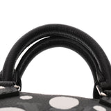 LOUIS VUITTON ルイヴィトン モノグラムアンプラント ナノスピーディ 草間彌生コラボ ブラック/ホワイト M81910 レディース レザー ハンドバッグ Aランク 中古 銀蔵