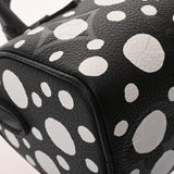 LOUIS VUITTON ルイヴィトン モノグラムアンプラント ナノスピーディ 草間彌生コラボ ブラック/ホワイト M81910 レディース レザー ハンドバッグ Aランク 中古 銀蔵