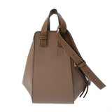 LOEWE ロエベ ハンモック スモール サンド A538S35X51 レディース ソフトグレインドカーフ 2WAYバッグ ABランク 中古 銀蔵