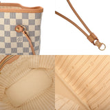 LOUIS VUITTON ルイヴィトン ダミエアズール ネヴァーフル MM ホワイト N51107 レディース ダミエアズールキャンバス トートバッグ ABランク 中古 銀蔵