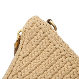 PRADA プラダ Re-Edition 2000 バッグ 2WAY ベージュ 1BH204 レディース ラフィア ショルダーバッグ ABランク 中古 銀蔵